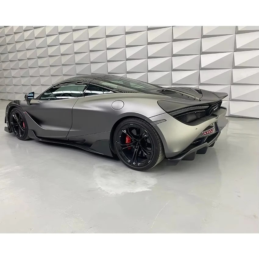 Upgrade Auto Parts R Style Dry Carbon Fiber Rear Wing Spoiler For  720s Body Kit 2017-2019